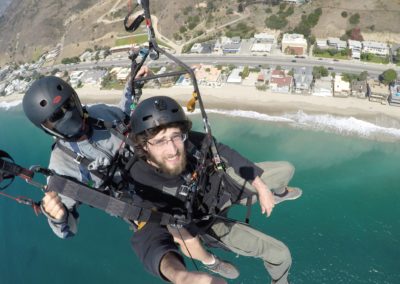 Paragliding Malibu Los Angeles tandem flight