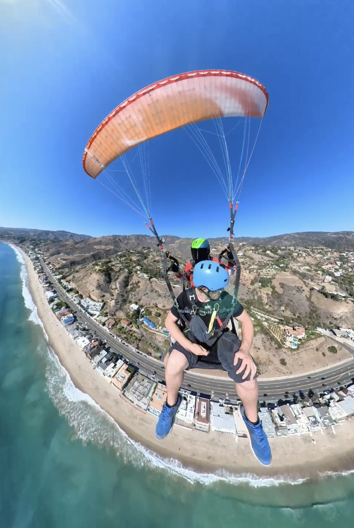 Malibu Paragliding school tandem flights